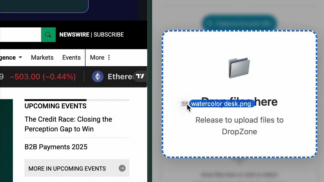 DropZone Upload